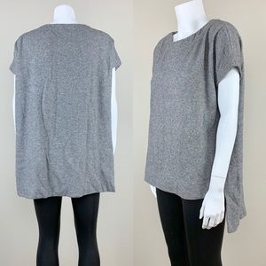 DVF Gray Oversize Sweater Top